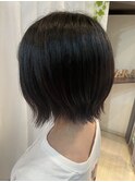 切りっぱなしボブ