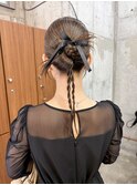 カチモリ/ヘアアレンジ/タイトアレンジ/お呼ばれヘア