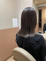 エレノア 静岡店(Eleanor)&nbsp;広がる癖改善×髪質改善酸熱TR×サンドベージュ　川名