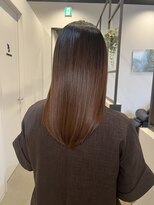 ルチア ヘア ステラ 京都店(Lucia hair stella)&nbsp;ワンホンレイヤー顔まわり縮毛矯正学割U24京都河原町