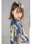 #イメチェンピンクベージュ前髪