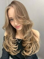 イキ 表参道(iki omotesando) 韓国風レイヤーカット/ハイライトロング