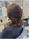 <ゲスト>透明感オリーブグレージュ x くびれミディアム