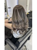ヘアーデザイン ジェルム(Hair Design germe)&nbsp;バレイヤージュ風プルエクステ #しのだスペシャル