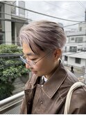 デザインカラー ホワイトカラー エンドカラー センターパート