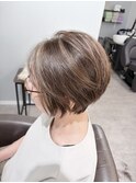 白髪ぼかしハイライト＊立体感とオシャレ感