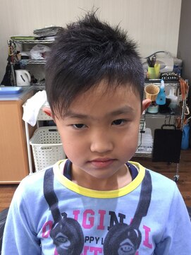 理容ドラゴン ちびっこアシンメトリースタイル