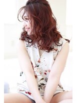 ラフィス ヘアーヴェイル 梅田店(La fith hair vail) 【La fith】 ガーリーミディアムスタイル