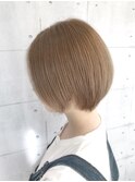 【イルミナカラー】外国人風ミルキーベージュ