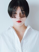 ベル 銀座並木通り店(Belle)&nbsp;センターパート　黒髪／クールショート【Belle銀座】