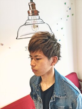 バーバーショップ テト キタヤマ(barber shop tete kitayama) ハイトーンカラー☆彡モノトーンアッシュ