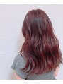 ヘアーズ ギュゼルバヤン(hair’s Guzel Bayan)&nbsp;☆波打ちセミロングピンクヘア☆