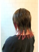 バーチ ウシワカマル(BIRCH ushiwakamaru)&nbsp;ウルフカット×インナーカラー