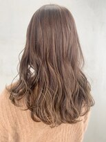 アルバム 銀座(ALBUM GINZA) アッシュベージュ_毛先パーマことりベージュ_ba269252