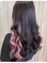 ラピス テラス 渋谷(Lapis terrace)&nbsp;エクステで作るインナーピンク