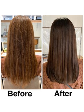 セラ バイ ユーレルム(SerA by U-REALM) 髪質改善カラー　担当 森