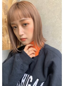 スリーバイベルベット(THREE...by velvet) メープルベージュ