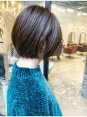 白髪ぼかしハイライトマドレボブ