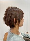 大人可愛いショートボブ