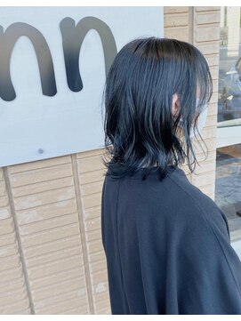 エン(enn) 【enn】ブルー×ブラック