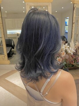 ロンドアリシア 金山(Lond Alexia) 【Lond Alexia】小栗一紘　ネイビーグレー　ブリーチ有