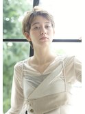 クセ毛風ベリーショート