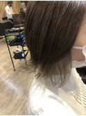インナーホワイトベージュストレート長谷川ひろし