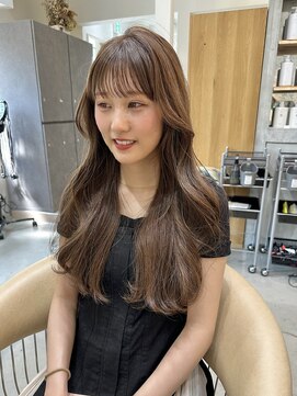 ロンドネートゥル 新潟(Lond naitre) 【Lond naitre】柔らかベージュのくびれロング