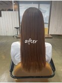 髪質改善ストレート