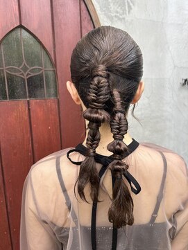 ヘアーミュゼ 井田店(Hair Musee) ネジネジタイトアレンジ