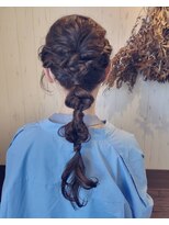 ヘアーナチュレ ラ フルール(HAIR NATURE La Fleur) ダウンスタイルアレンジ
