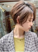 大人ショートボブ/クビレ/絶壁解消/20代30代40代/【荒牧】