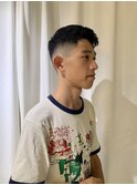 メンズナチュラルフルパートフェード