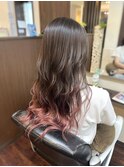 ピンクグラデーション