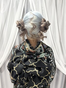 ヘアーメイクサロンアール(hair make salon R) ツインお団子