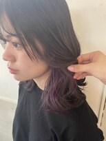 ボアップ(boappu) #インナーカラー#髪質改善トリートメント#パープル