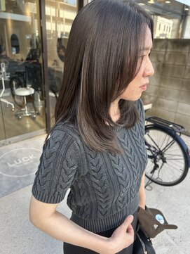 ラック 津田沼(LUCK) 前髪パーマ ぱっつん前髪 ボブパーマ