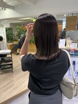 オーシャン(Ocean) 【OceanHair&Life田中愛梨】10代20代艶カラー/グレーブラウン