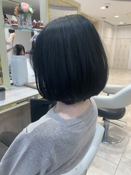 アッシュ 仙川店(Ash) ナチュラルボブ×前下がりボブ×ストレートボブ30代40代50代60代