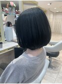 ナチュラルボブ×前下がりボブ×ストレートボブ30代40代50代60代