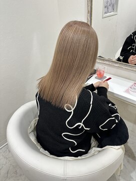 ヘアーバイフォーク 琴似店(Hair by VORK) ミルクティーカラー