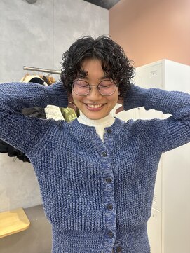 アマーク(a mark) 【能田花音】curly hair