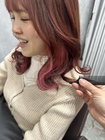 アヤメ 巣鴨店(ayame)&nbsp;(ayame巣鴨)インナーカラー_セミロング_tokio_巣鴨5