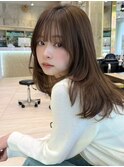 艶感ワンカールナチュラルフェミニンロング20代30代【平島】