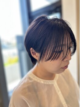 アールワークオブアート(R WORK OF ART)の写真/繊細なドライカットで似合わせスタイルを叶えます◎お悩みを解消へ導き朝のセットも簡単に決まる！