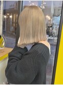 ブリーチ1回で作る秋色グレージュ（10代20代30代）
