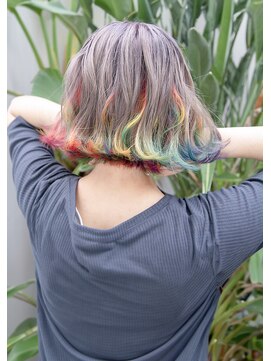 リタヘア(Re:ta Hair) ボブのレインボーカラー【飯田淳平】Re:ta Hair