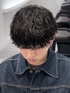 オーシャントーキョー 仙台(OCEAN TOKYO) シャドウパーマ黒髪ウェーブ仙台