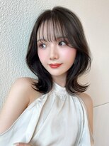 アフロート エル 錦糸町(AFLOAT L)&nbsp;【20代30代】小顔レイヤーミディアム/黒髪/暗髪/ココアベージュ