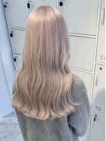 アース 栄店(HAIR&MAKE EARTH)&nbsp;ホワイトミルクティーグレージュ/ブリーチ2回～/栄/ハイトーン